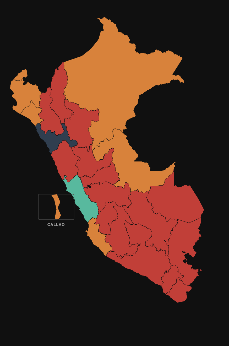 Mapa Perú 2021